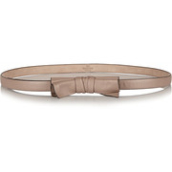 Valentino Accessories - Valentino Bow-embellished leather belt, size 75/30